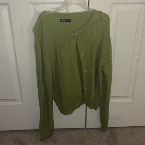 Pastel Green Button Down Cardigan